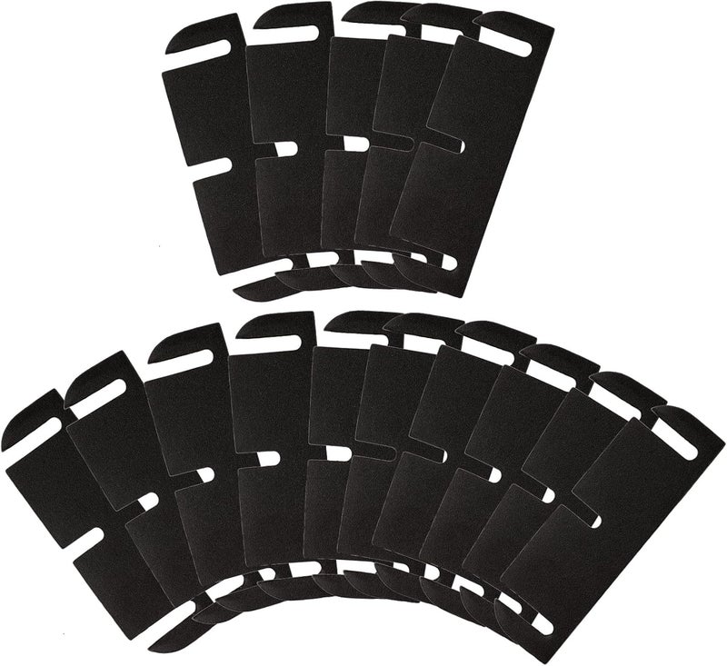 QUFA Door Hinge Shims, Filling Gaps in Interior Doors Adjusting The Spacing to Align Them, Used to Solve Problems Such As Door Air Leakage, Can Be Trimmed,3.5 Inch (15, 3.5 Inch Hinge Shims) - Image 1